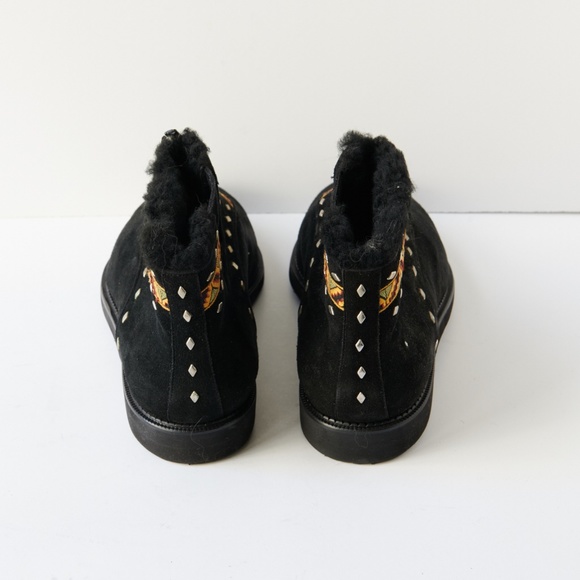80s - SUSAN BENNIS - WARREN EDWARDS - Boots - Men\'s - 10 - BLK Suede